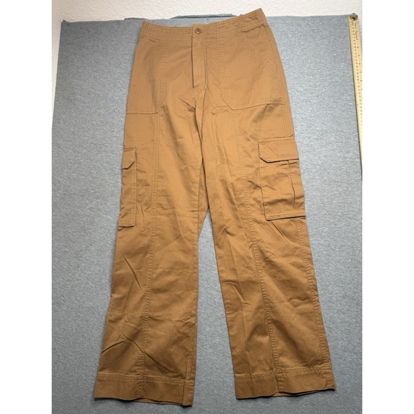 Abercrombie‎ Fitch Cargo Pants Women 27 Short 27x28 High Rise Straight  NWT - Picture 1 of 6